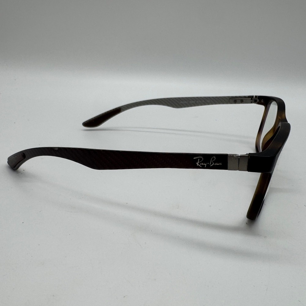 Ray-Ban RB 8903 5200 Carbon Fiber Tortoise Eyeglass Frames 53-18-145 Tech - Picture 3 of 8